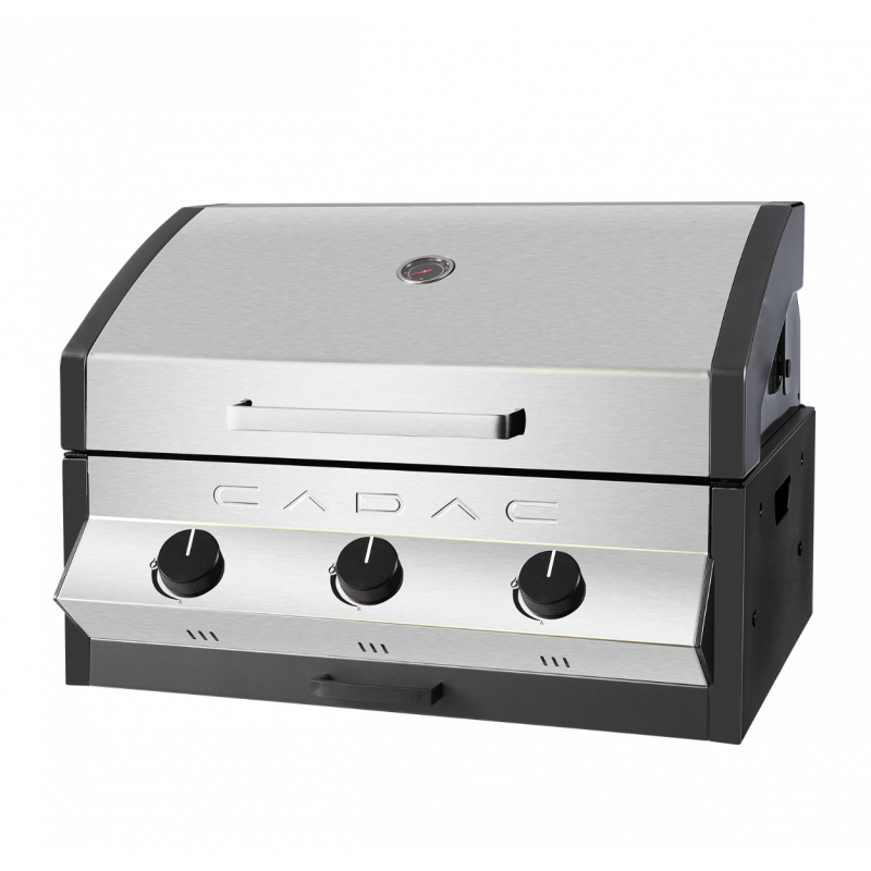 Cadac Meridian 3 Burner Built In Gas BBQ | The BBQ Shop